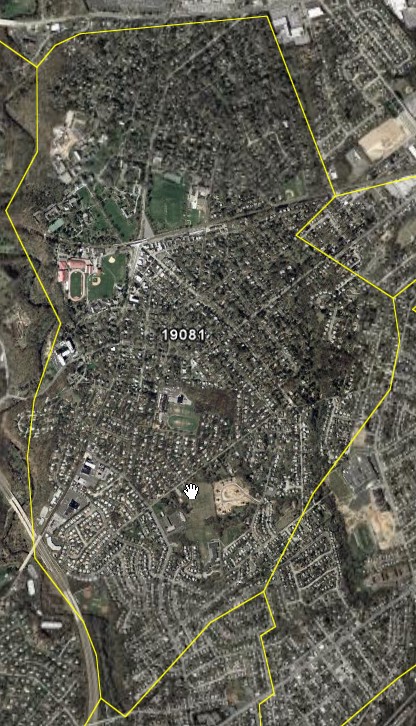 Swarthmore Google Earth Photo